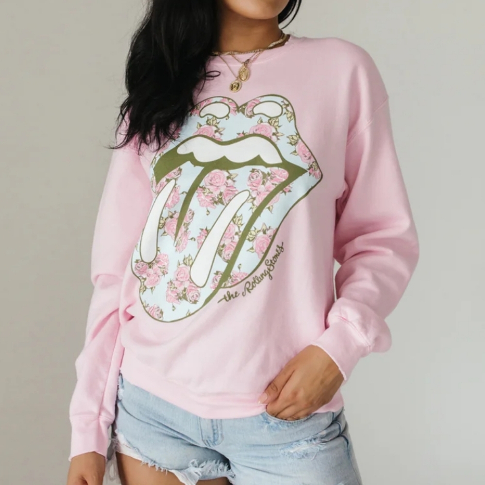 Rolling Stones distressed sweater,  XL